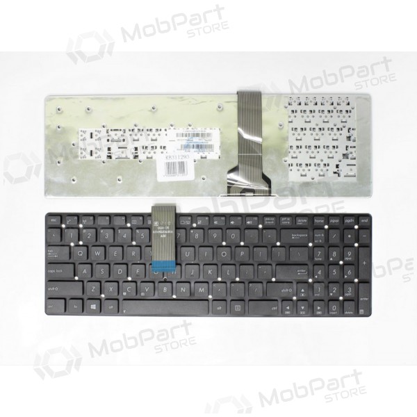 ASUS: K55, K55A, K55V, K55M klaviatuur ASUS: K55, K55A, K55V, K55M klaviatuur
