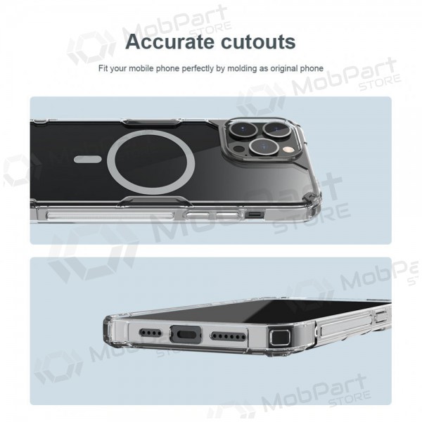 Apple iPhone 14 Plus ümbris „Nillkin Nature Magnetic“ (sinised) Apple iPhone 14 Plus ümbris „Nillkin Nature Magnetic“ (sinised)