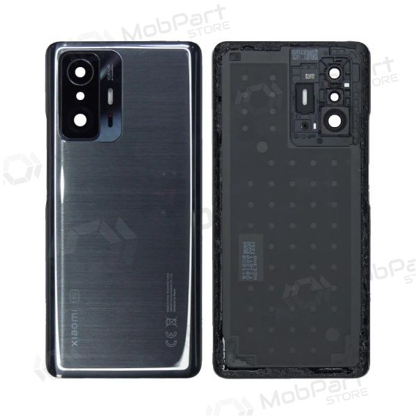 Xiaomi 11T / 11T Pro patareipesade kaas (tagakaas) (mustad) (originaalne) (service pack)