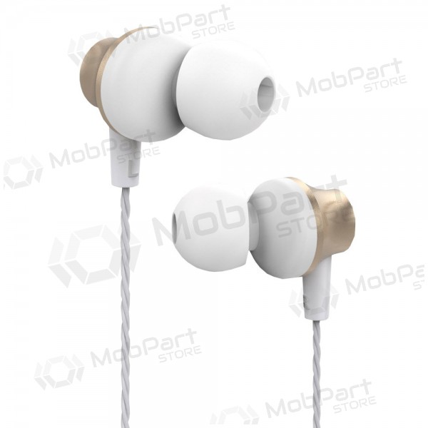 Vabakäeseadmega Devia Metal In-ear 3,5mm (kuldne)