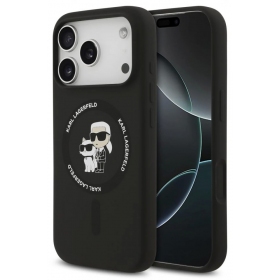 Apple iPhone 17 Pro ümbris - Karl Lagerfeld Liquid Silicone Karl and Choupette MagSafe