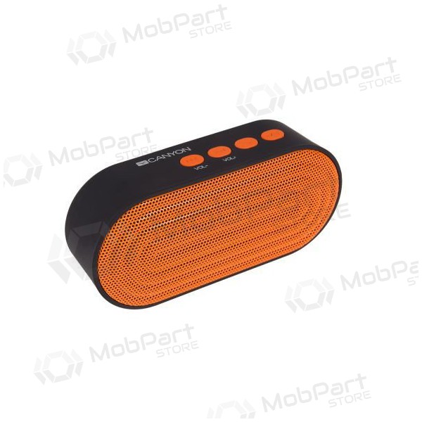 Bluetooth kaasaskantav kõlar CANYON CNE-CBTSP3BO (MicroSD, AUX, BT V4.2, 300mAh)