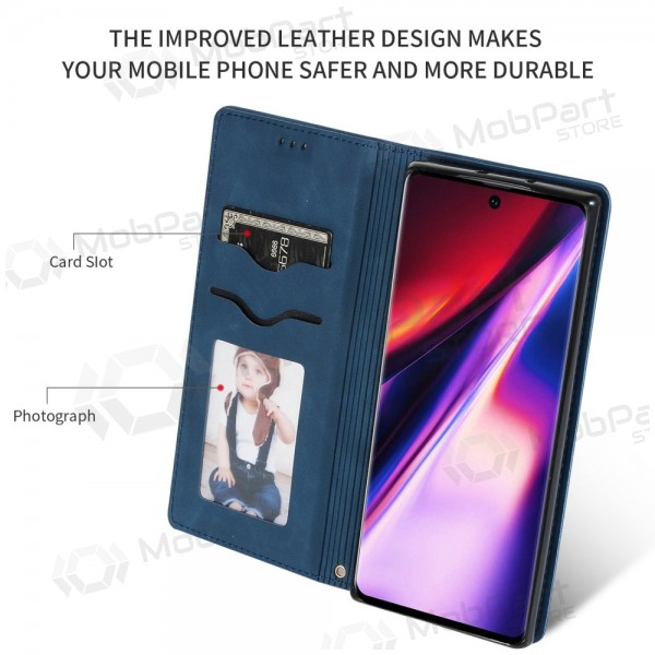 Xiaomi Redmi A7 4G ümbris - Business Style - tumesinine