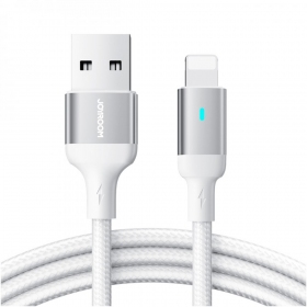 USB kaabel Joyroom S-UL012A10 USB to Lightning 2.4A 1.2m valged