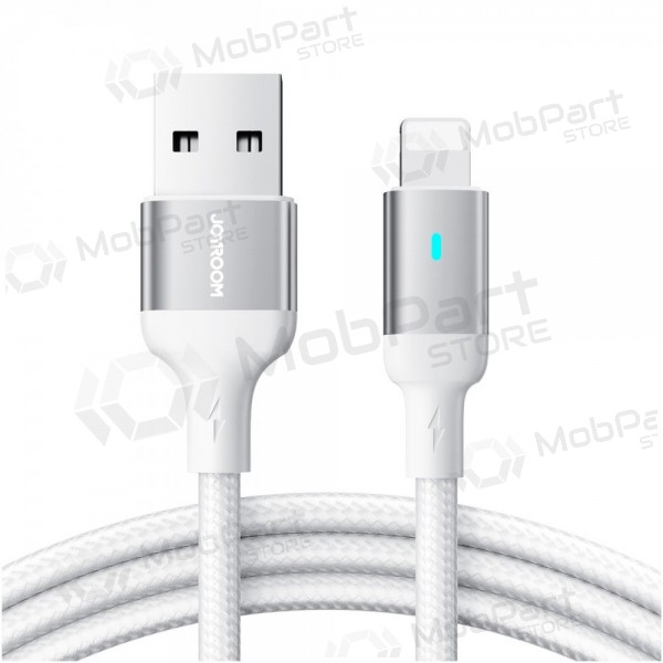 USB kaabel Joyroom S-UL012A10 USB to Lightning 2.4A 1.2m valged