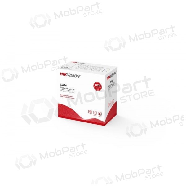 Võrgukaabel Hik-vision UTP 6 (südamik 0.55mm, rull 305m, siseruumidesse) DS-1LN6-UU.