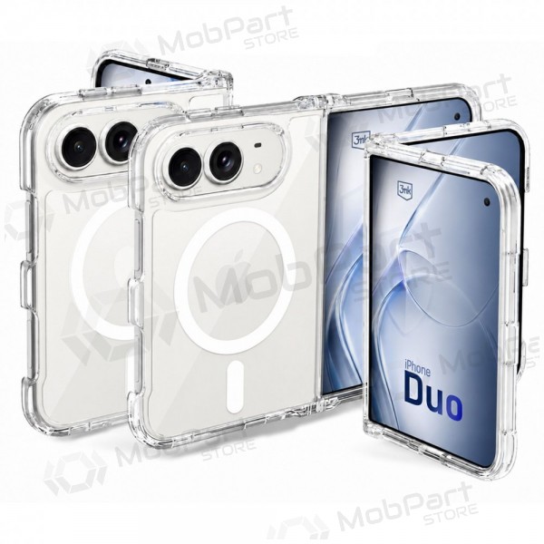Apple iPhone Duo ümbris - "3mk Armor MagCase" (läbipaistev)