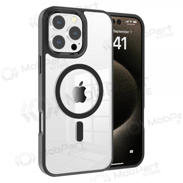 Apple iPhone 14 Plus ümbris - Premium Mag Cover (must)