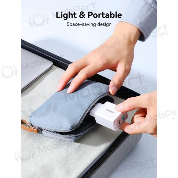Laadija Joyroom JR-TCF15 USB-C/USB-A 30W valged