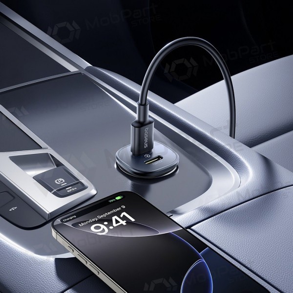Autolaadija Baseus GoTrip 2xUSB-C 30W mustad C00072300123-01