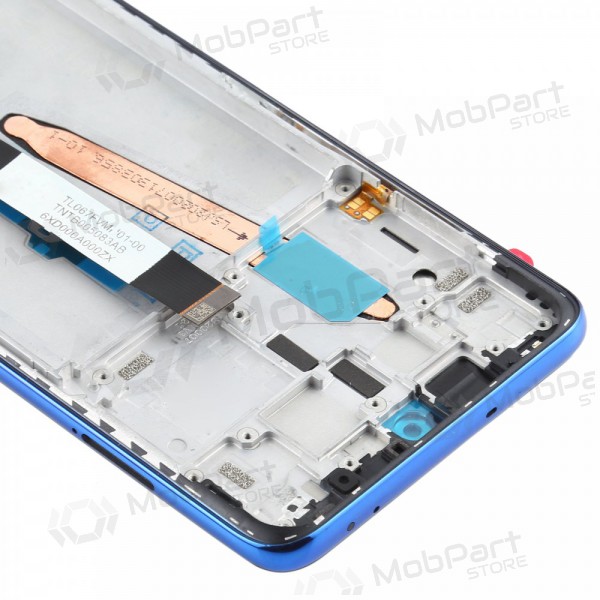 Xiaomi Poco X3 / X3 NFC ekraan (sinised) (koos raamiga) (service pack) (originaalne)