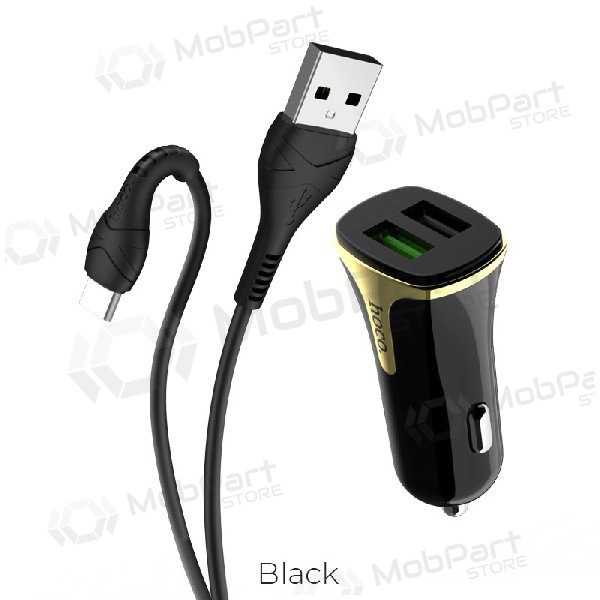 Autolaadija HOCO Z31 USB + 