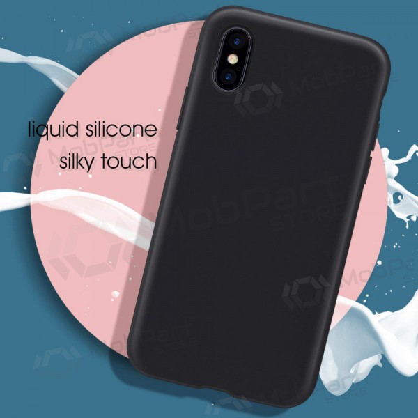 Apple iPhone 11 Pro ümbris - Liquid Silicone 1.5mm (must)
