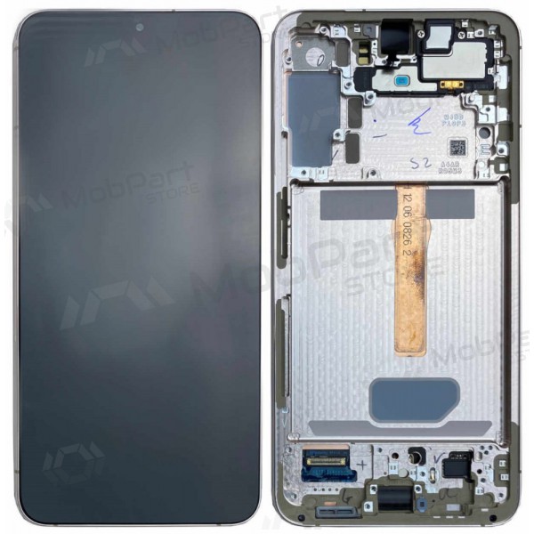 Ekranas Samsung S906 S22 Plus su lietimui jautriu stikliuku ja rėmeliu Violet originaalne (service pack) Ekranas Samsung S906 S22 Plus su lietimui jautriu stikliuku ja rėmeliu Violet originaalne (service pack)