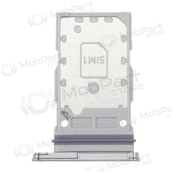 Samsung S901 / S906 Galaxy S22 / S22 Plus SIM kaardi hoidja (Dual) (valged)