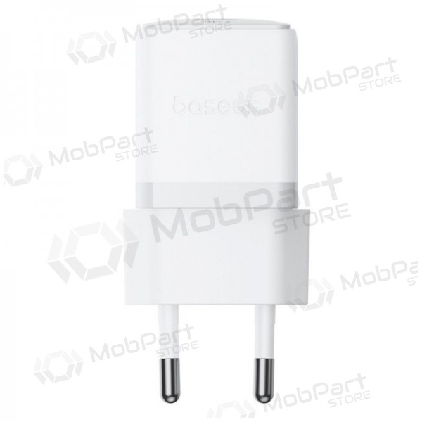 Laadija Baseus Palm 20W USB-C + USB-C to USB-C cable 1.0m valged P10111602213-01
