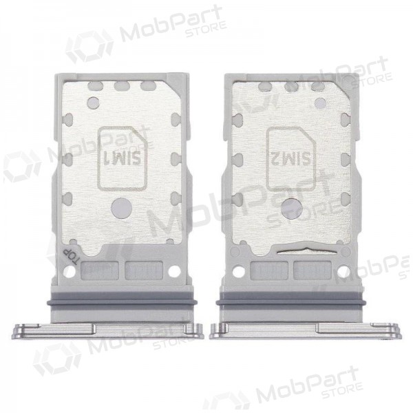 Samsung S901 / S906 Galaxy S22 / S22 Plus SIM kaardi hoidja (Dual) (valged)