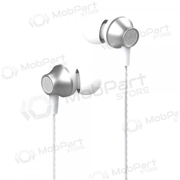 Vabakäeseadmega Devia Metal In-ear 3,5mm (hõbedane)