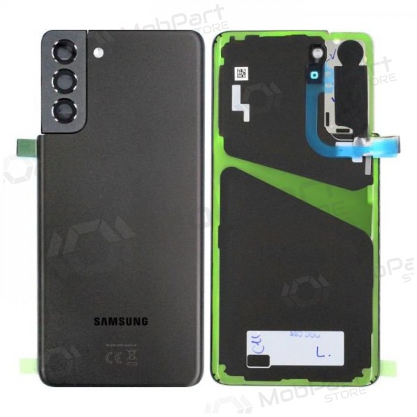 Samsung G996 Galaxy S21 Plus 5G patareipesade kaas (tagakaas) (Phantom Black) (kasutatud grade C, originaalne)