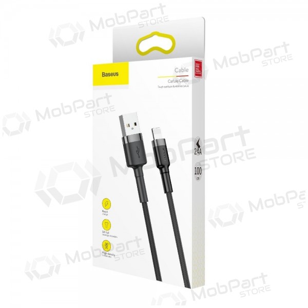 USB kaabel Baseus Cafule USB-A to Lightning 2.4A 1.0m hall-mustad CALKLF-BG1