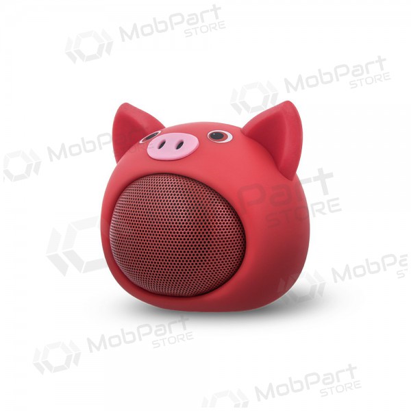 Bluetooth kaasaskantav pealmine kõlar Forever Sweet Animal Pig Rose ABS-100