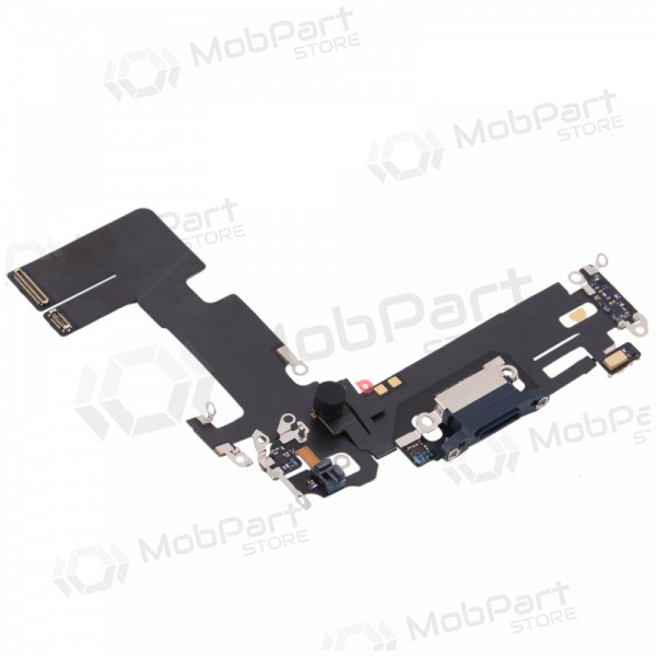 Apple iPhone 13 laadimispesa ja mikrofoni pistik (must)