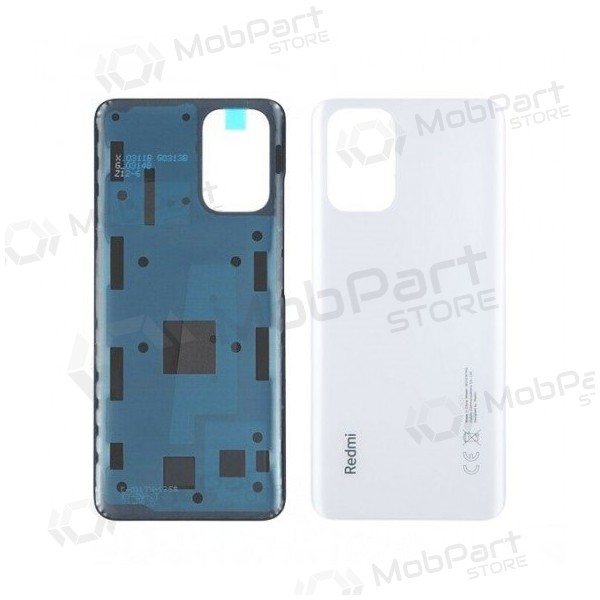 Xiaomi Redmi Note 10 4G patareipesade kaas (tagakaas) (Pebble White)