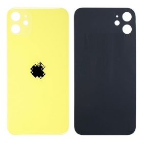 Apple iPhone 11 patareipesade kaas (tagakaas) (kollane) (bigger hole for camera)