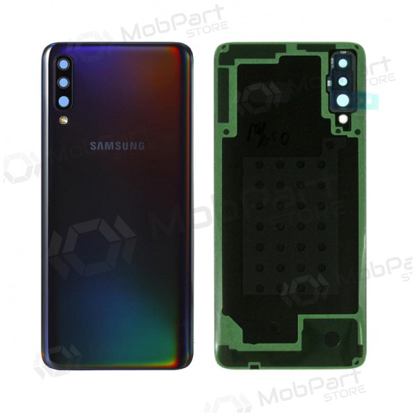 Samsung A705 Galaxy A70 2019 patareipesade kaas (tagakaas) (mustad) (kasutatud grade B, originaalne)