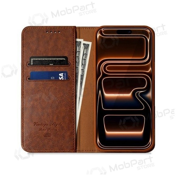 Ümbris HDD Clasp Wallet Case Samsung A525 A52 4G/A526 A52 5G/A528 A52s 5G mustad