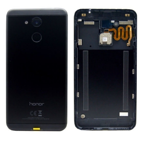 Huawei Honor 6C Pro patareipesade kaas (tagakaas) (mustad) (kasutatud grade B, originaalne)
