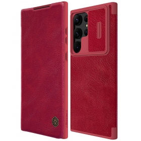 Samsung Galaxy S23 Plus ümbris „Nillkin Leather“ (mustad)