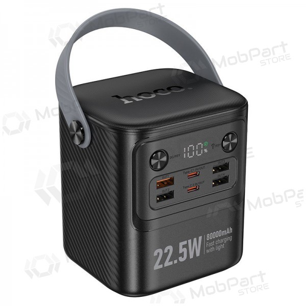 Väline patarei / aku Power Bank Hoco J152 22.5W+PD20W 80000mAh must Väline patarei / aku Power Bank Hoco J152 22.5W+PD20W 80000mAh must