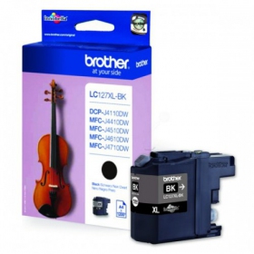 Brother LC 127XL (LC127XLBK), must kassett tindiprinteritele, 1200 leheküljed.
