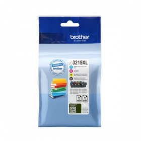 Brother LC 3219 (LC3219XLVALDR), must, helesinine, , kollane kasečių rinkinys tindiprinteritele, 1500 leheküljed.