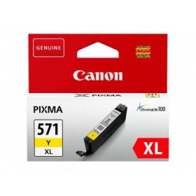 Canon CLI-571XLY (0334C001), kollane kassett tindiprinteritele, 715 lk.