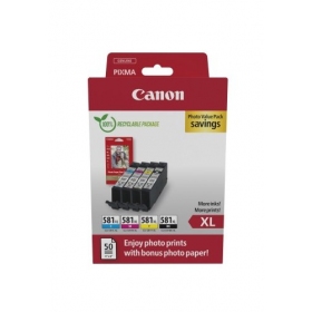 Canon CLI-581XL (2052C004) Photo value pack tindikassettide komplekt, C/M/Y/BK