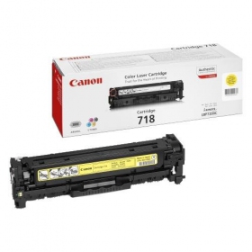 Canon CRG 718 (2659B002) kollane kassett laserprinteritele, 2900 lk.
