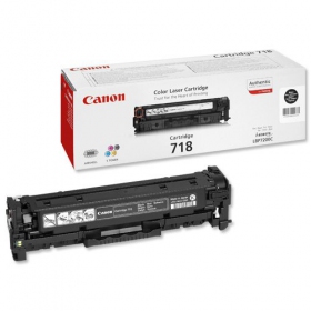 Canon CRG 718 (2662B002) must kassett laserprinterite jaoks, 3400 leheküljed.