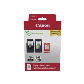 Canon CRG PG-560/CL-561 + Photo Paper Value Pack (3713C008) tindikassettide komplekt, BK/CMY