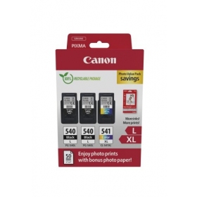 Canon PG-540L/CL-541XL (5224B015) fotoväärtuspakett tindikassettide komplekt, BK/CMY