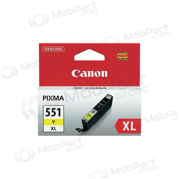 Canon CLI-551XL (6446B001), kollane kassett tindiprinteritele