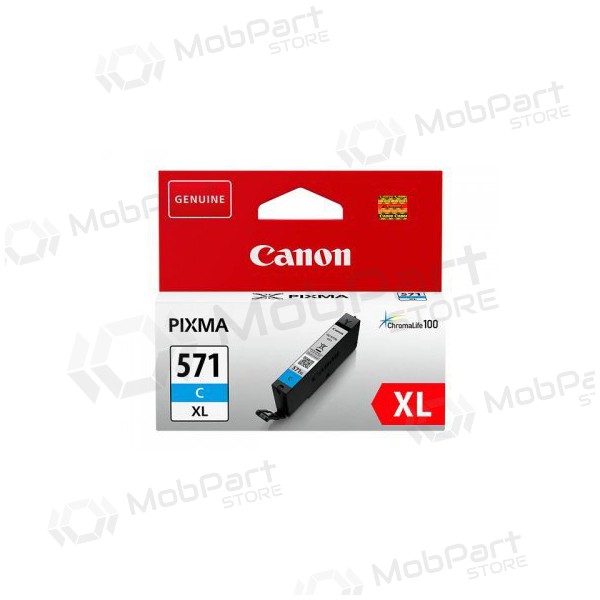 Canon CLI-571XLC (0332C001), helesinine kassett tindiprinteritele, 715 leheküljed.
