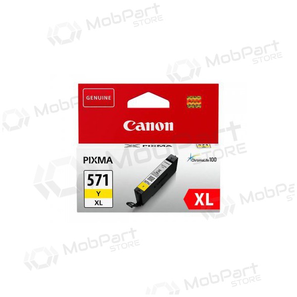 Canon CLI-571XLY (0334C001), kollane kassett tindiprinteritele, 715 leheküljed.