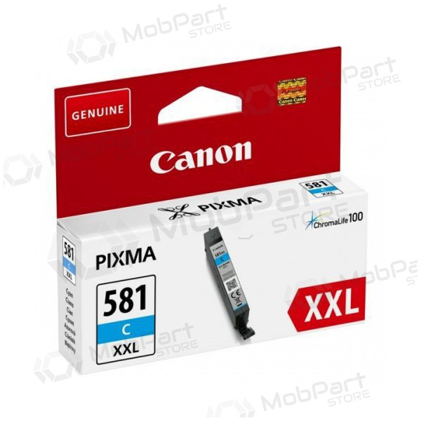 Canon CLI-581 XXL (1995C001), helesinine kassett tindiprinteritele