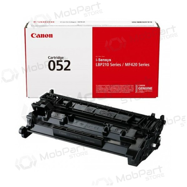 Canon CRG 052 (2199C002), must kassett laserprinterite jaoks, 3100 leheküljed.