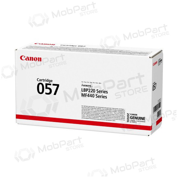 Canon CRG 057 (3009C002) must kassett laserprinterite jaoks, 3100 leheküljed.
