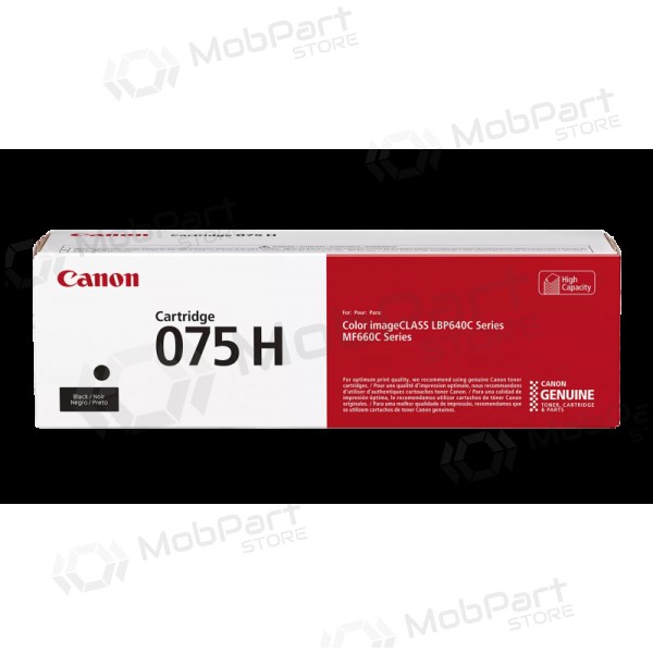 Canon CRG 075H BK (6369C002) laserkassett, must