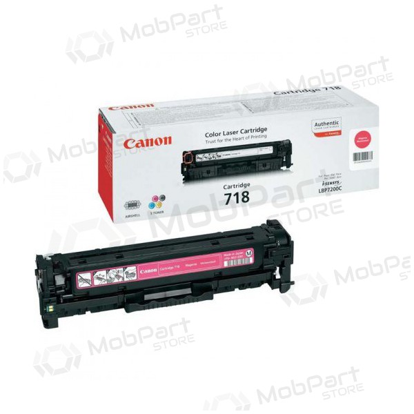 Canon CRG 718 (2660B002) magenta toonerikassett laserprinteritele, 2900 lk