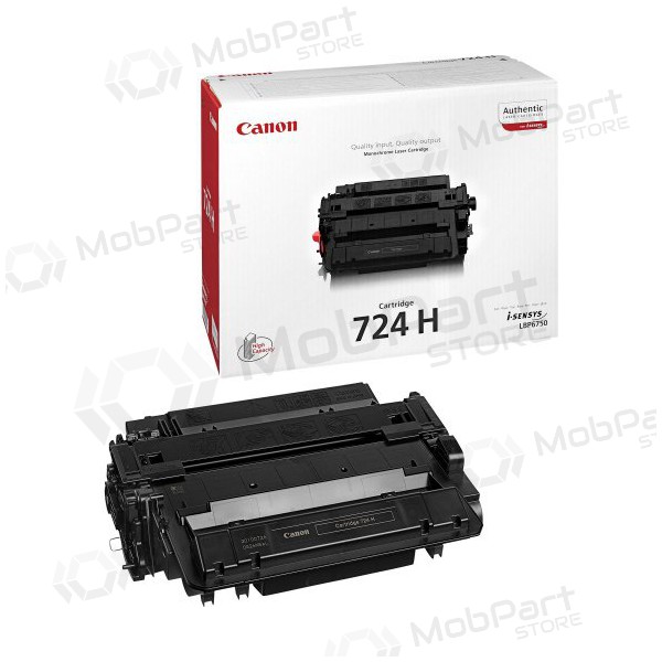 Canon CRG 724H (3482B002) (3482B011) must kassett laserprinterite jaoks, 12500 leheküljed.
